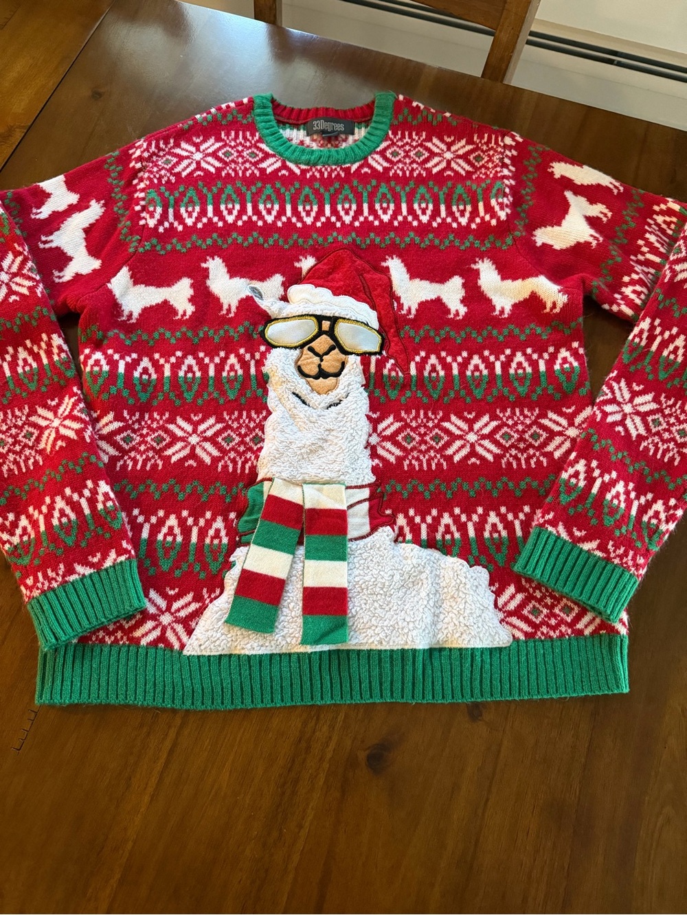 Men's Llama “Ugly” Holiday Sweater